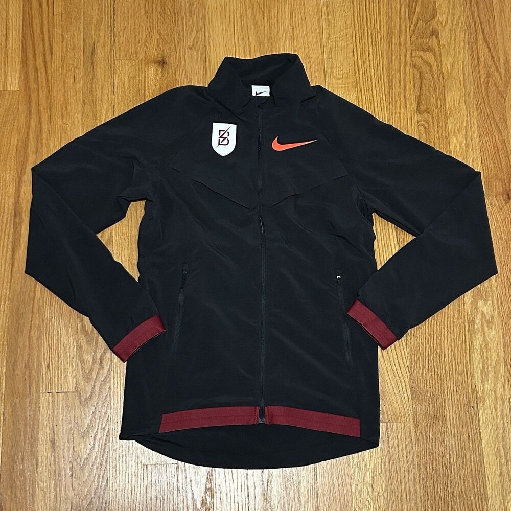 Nike Pro Elite Bowerman Men’s Size XS Black Red White Running Racing Jacket